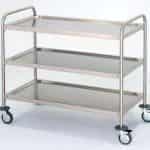 Dvoetažna i troetažna servirna kolica od inoksa