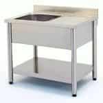 Radni sto sa sudoper bazenom i oceđivačem