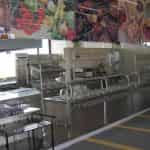 Samouslužna linija od inoksa